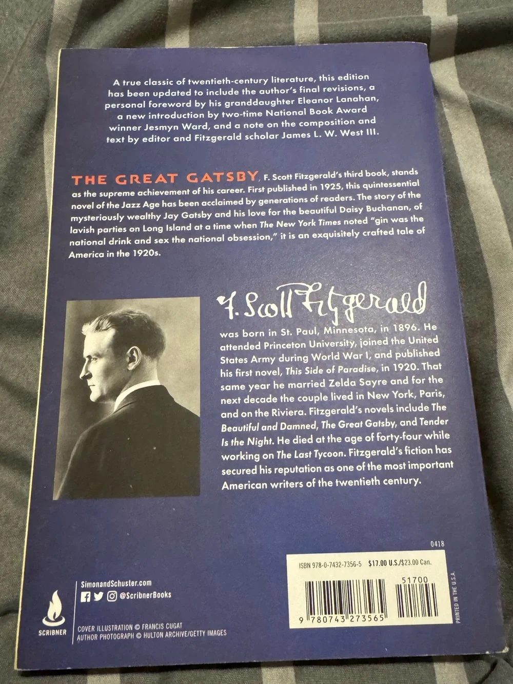 F. Scott Fitzgerald - The Great Gatsby Paperback - Picture 3 of 3